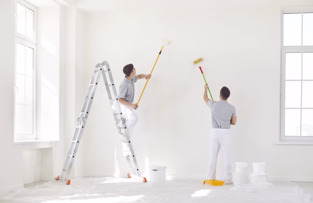 painting wall white